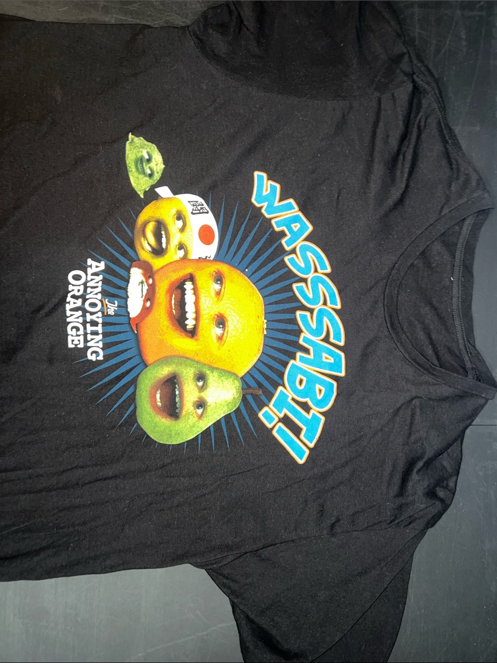 "Wasssabi!" Black Graphic Tee - Picture 3 of 3